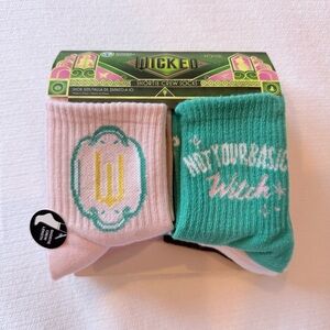 NWT Wicked women’s shortie crew socks- 10 pair fits shoe size 4-10